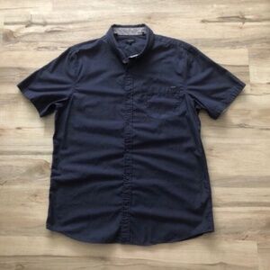 Buffalo David Bitton Dark Blue Casual Shirt